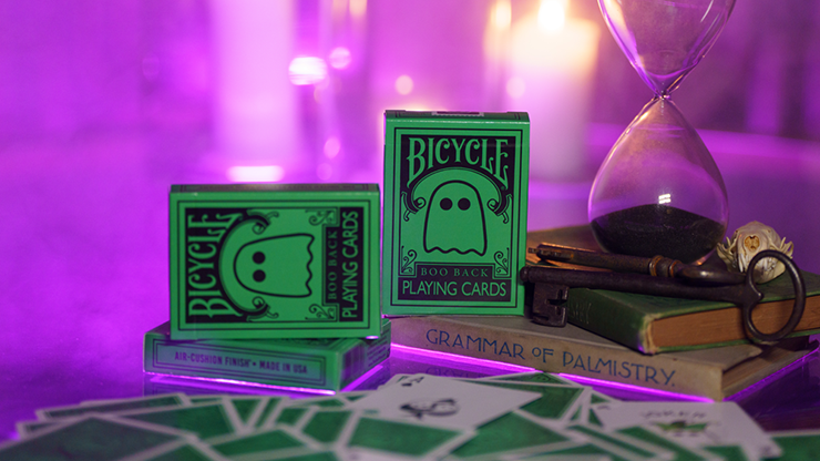 Bicycle Boo Back Playing Cards (Green) - Merchant of Magic