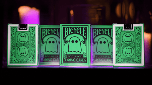 Bicycle Boo Back Playing Cards (Green) - Merchant of Magic
