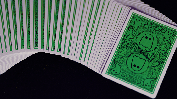 Bicycle Boo Back Playing Cards (Green) - Merchant of Magic
