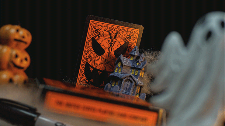 Bicycle Reverse (Orange) Playing Cards - Merchant of Magic