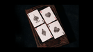 Black Metallic Foil Mortalis Machina Edition Playing Cards - Merchant of Magic
