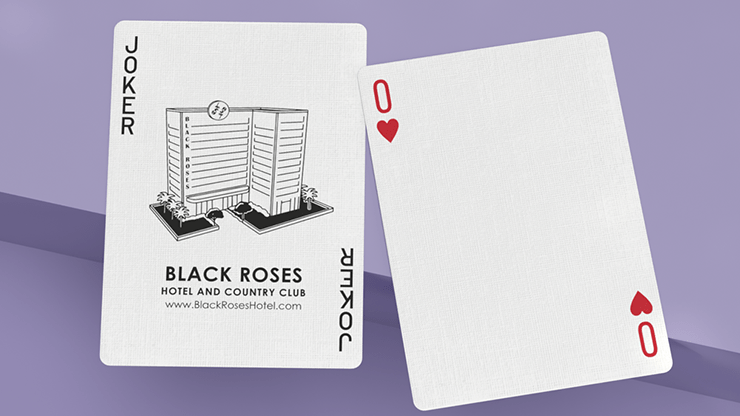 Black Roses Hotel V4 Playing Cards - Merchant of Magic