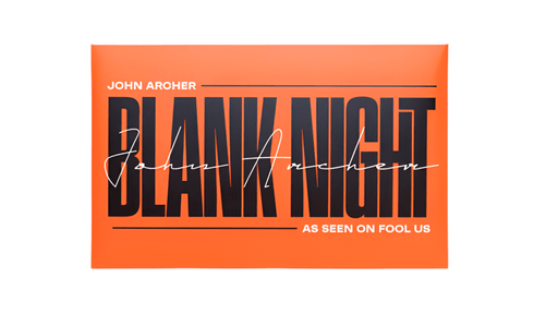 Blank Night 2025 Edition (Orange) by John Archer - Merchant of Magic