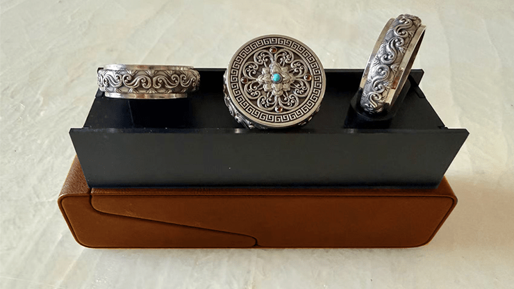 Coin Vault Case and Display Set (Brown) - Merchant of Magic