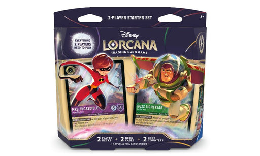 Disney Lorcana : 2-Player Starter Set – Mrs Incredible & Buzz Lightyear - Merchant of Magic