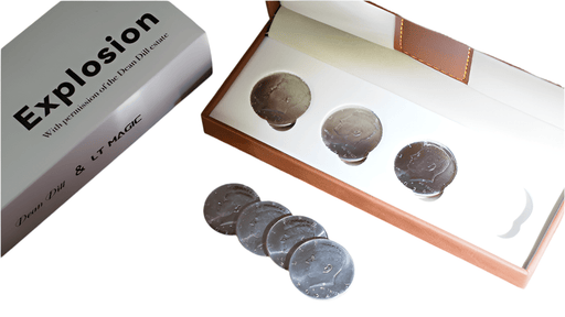 Explosion ‘Four in One’ Coin Nest Set (Half Dollar) by Dean Dill - Merchant of Magic