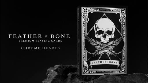 Feather & Bone: The Chrome Hearts (Foil) Playing Cards by Joel Meyers - Merchant of Magic