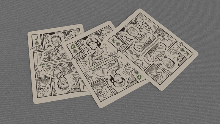 Frankenstein Series Comic Edition (Gilded) Playing Cards - Merchant of Magic