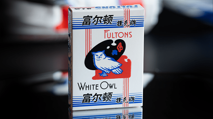 FULTON'S WHITE OWL PLAYING CARDS - Merchant of Magic