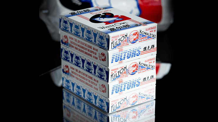 FULTON'S WHITE OWL PLAYING CARDS - Merchant of Magic