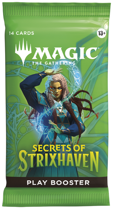Magic The Gathering : Secrets of Strixhaven Play Booster Pack - Merchant of Magic Magic Shop