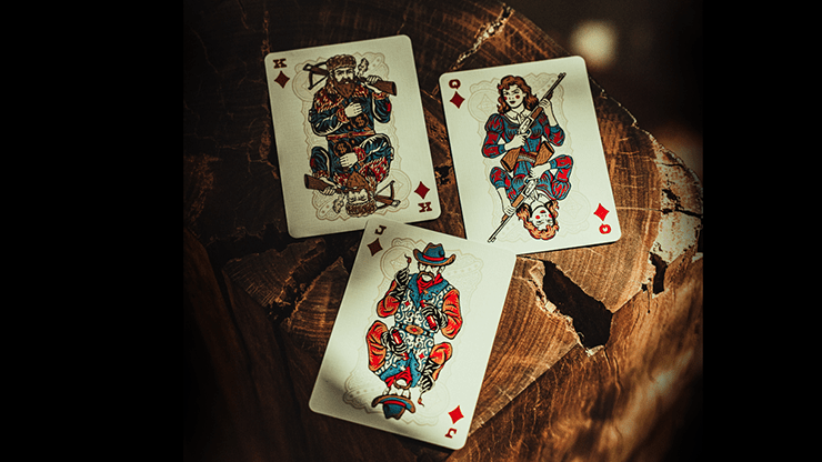 Gunslingers Poker (Blue) Playing Cards - Merchant of Magic