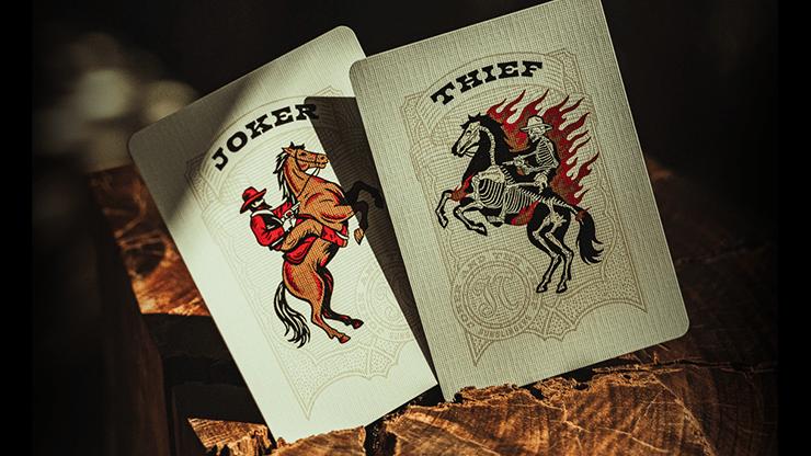 Gunslingers Poker (Blue) Playing Cards - Merchant of Magic