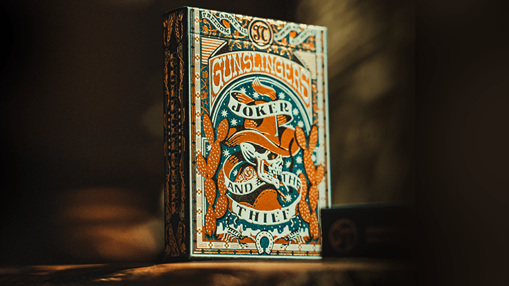 Gunslingers Poker (Blue) Playing Cards - Merchant of Magic