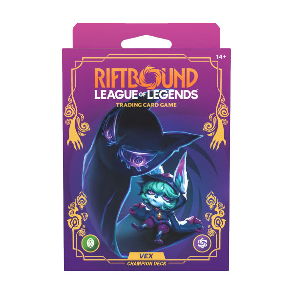 Riftbound: League of Legends TCG Set 3  - Unleashed Champion Deck : Vex - Merchant of Magic Magic Shop