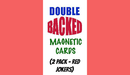 Magnetic Cards (2 pack/Red Jokers) by Chazpro Magic. - Trick - Merchant of Magic