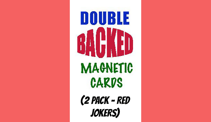 Magnetic Cards (2 pack/Red Jokers) by Chazpro Magic. - Trick - Merchant of Magic