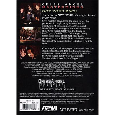 Masterminds (Got Your Back) Vol. 4 by Criss Angel - DVD - Merchant of Magic