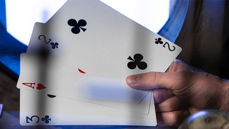 Michael Skinner's Ultimate Bicycle Jumbo 3 Card Monte (Blue) - Merchant of Magic