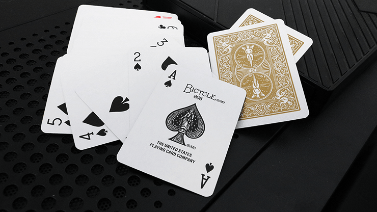 Mini Bicycle Cards (Gold) - Merchant of Magic