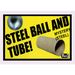 Ball and Tube Mystery (Steel) by Mr. Magic 