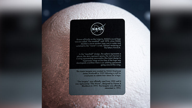NASA BLACK HOLE "MEATBALL" LOGO PLAYING CARDS - Merchant of Magic