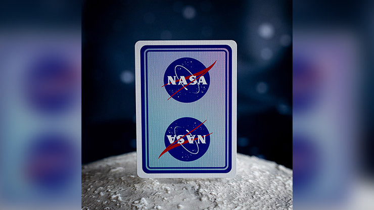 NASA HOLOGRAPHIC FOIL "MEATBALL" LOGO PLAYING CARDS - Merchant of Magic