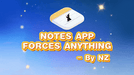 Notes App Forces Anything by Richard Zeng & Bacon Magic - Merchant of Magic