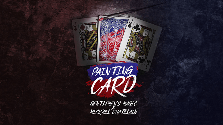 Painting Card (Red) by Mickael Chatelain & Gentlemen's Magic - Merchant of Magic