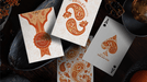 Paisley Ton sur Ton Poudre Orange workers Deck - Merchant of Magic
