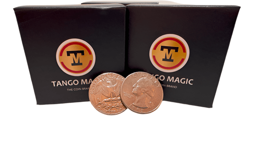 Passing Coins (Quarter Dollar) by Tango - Merchant of Magic