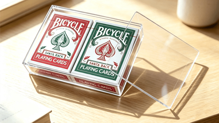 Plexiglass Card Case (2 Deck Case) by MS Magic - Merchant of Magic