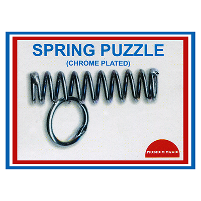 Spring Puzzle (Chrome Plated) by Premuim Magic 