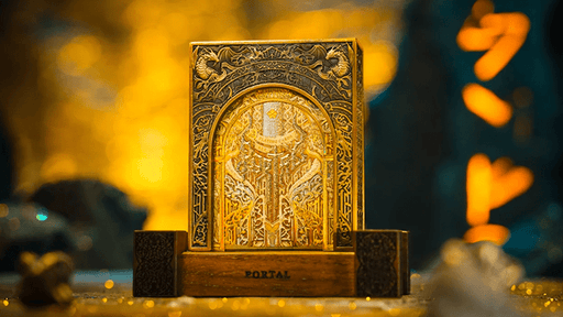 Portal Walnut Boxset Playing Cards by Ark Playing Cards - Merchant of Magic