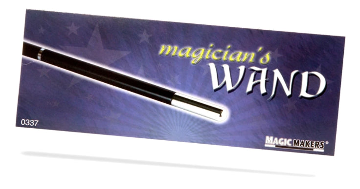 Magicians Pro Wand-Black&silver - Merchant of Magic Magic Shop