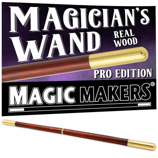 Magicians Pro Wand- wood - Merchant of Magic Magic Shop