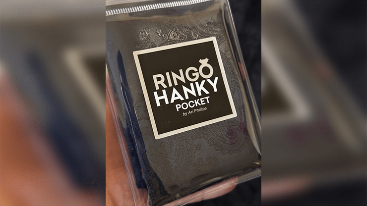 Ringo Vanish Hanky : Pocket Black by GRUM - Merchant of Magic