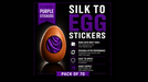 Silk to Egg Stickers (Purple) Pack of 70 - Merchant of Magic