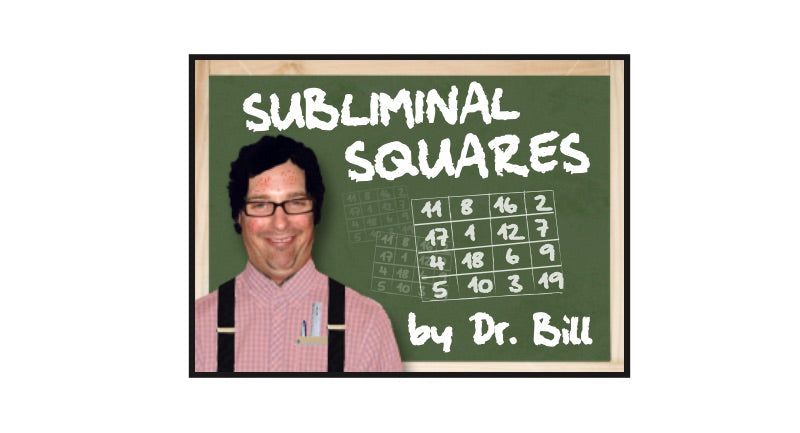 Subliminal Squares - By Dr Bill - INSTANT DOWNLOAD - Merchant of Magic Magic Shop