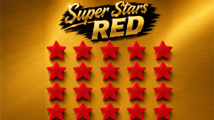 Super Stars Red (Bag of 20) Sponge - Merchant of Magic