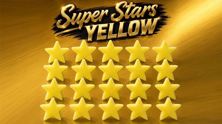 Super Stars Yellow (Bag of 20) Sponge - Merchant of Magic