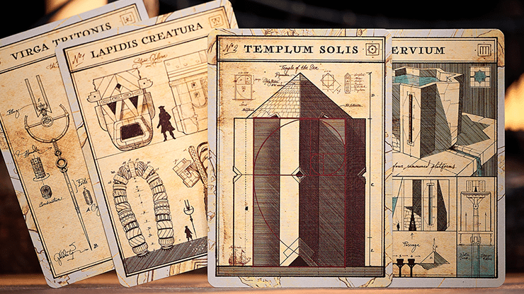 The Eye of the Ocean Gibborim Castaways Playing Cards - Merchant of Magic