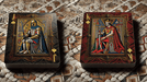 The Spirit of Cubism (Dark Red) Playing Cards - Merchant of Magic