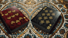 The Spirit of Cubism (Dark Red) Playing Cards - Merchant of Magic