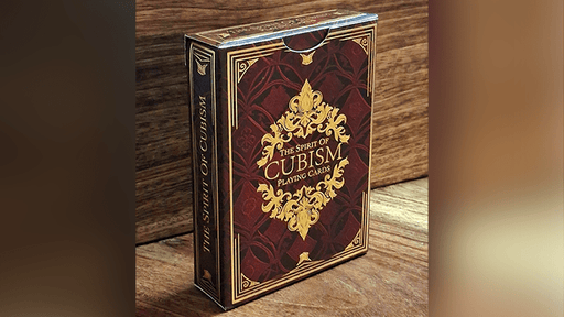 The Spirit of Cubism (Dark Red) Playing Cards - Merchant of Magic