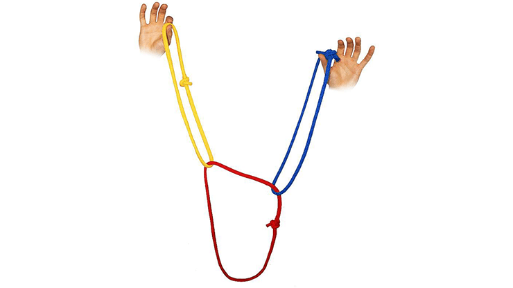 Three Color Linking Ropes by Vincenzo Di Fatta - Merchant of Magic