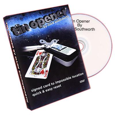 Tin Opener (Tin and DVD, RED Bicycle) by Mark Southworth - DVD - Merchant of Magic