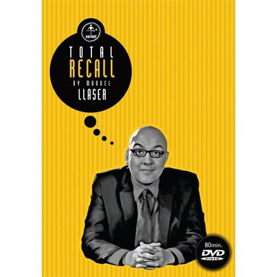 Total Recall by Manuel Llaser & Vernet Magic - DVD - Merchant of Magic