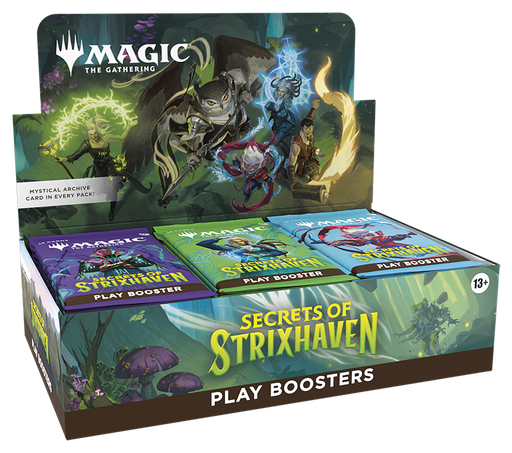 Magic The Gathering : Secrets of Strixhaven Play Booster Box - Merchant of Magic Magic Shop