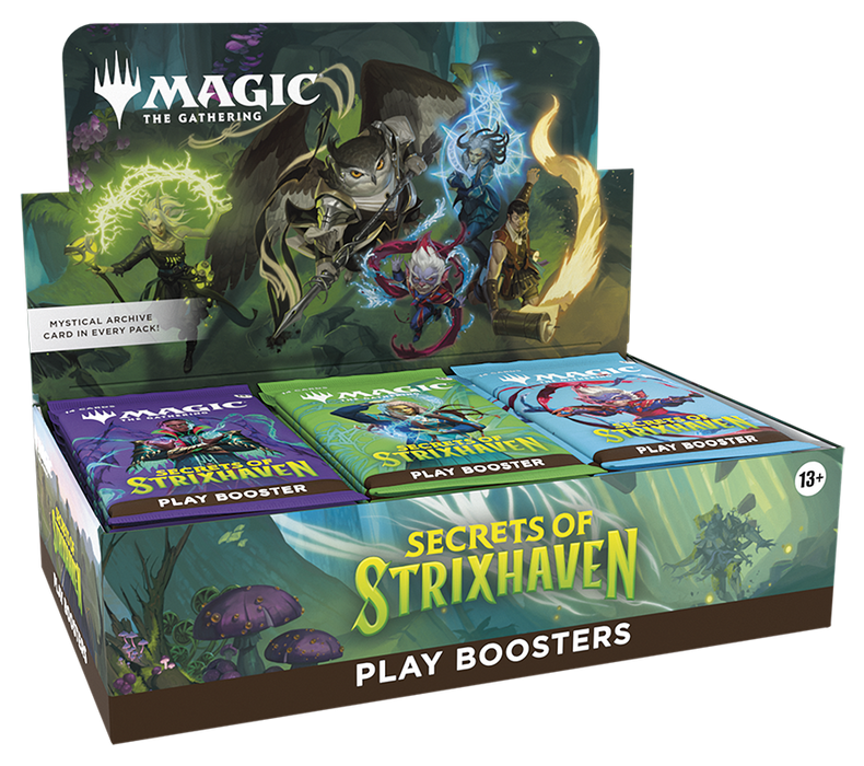 Magic The Gathering : Secrets of Strixhaven Play Booster Box - Merchant of Magic Magic Shop